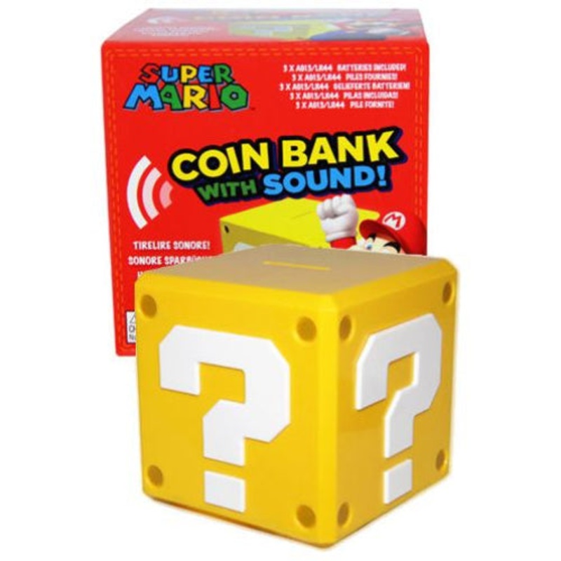 SUPER MARIO COIN BANK WITH SOUND