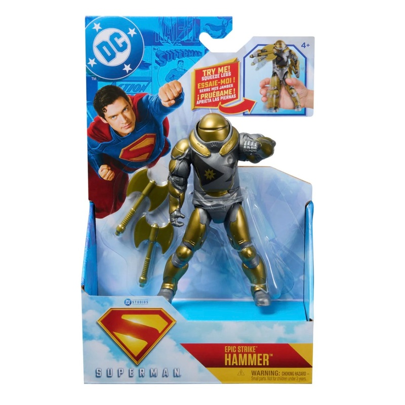 SUPERMAN 6INCH BATTLE ATTACK FIG AST