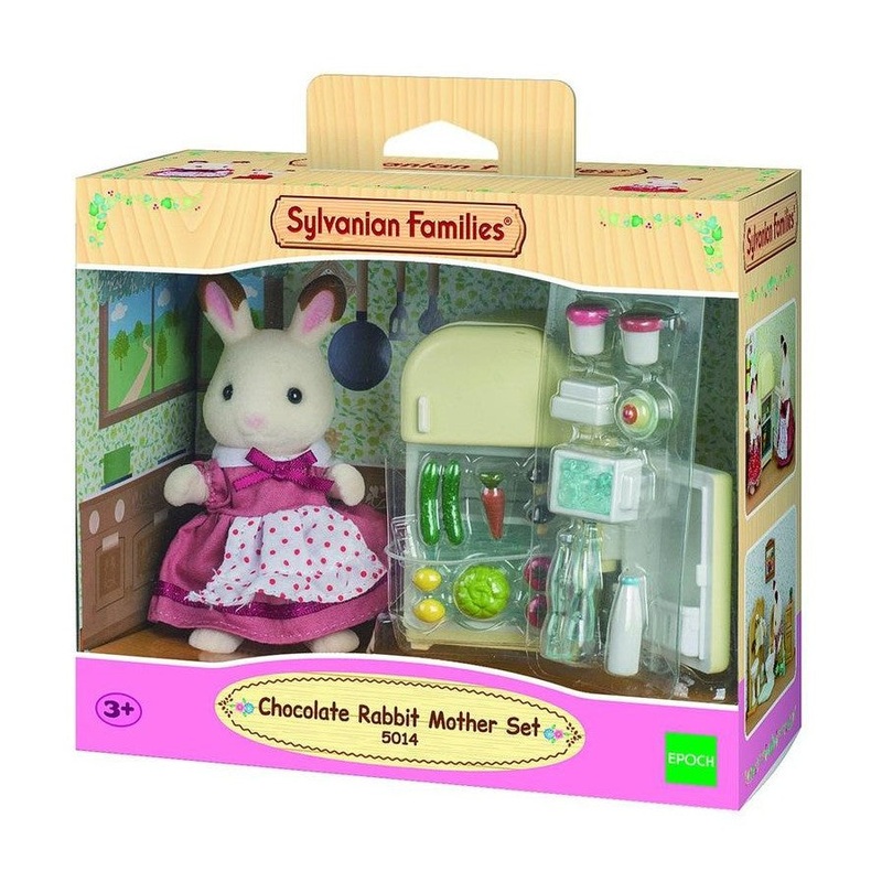 SYL/F CHOCOLATE RABBIT MOTHER SET