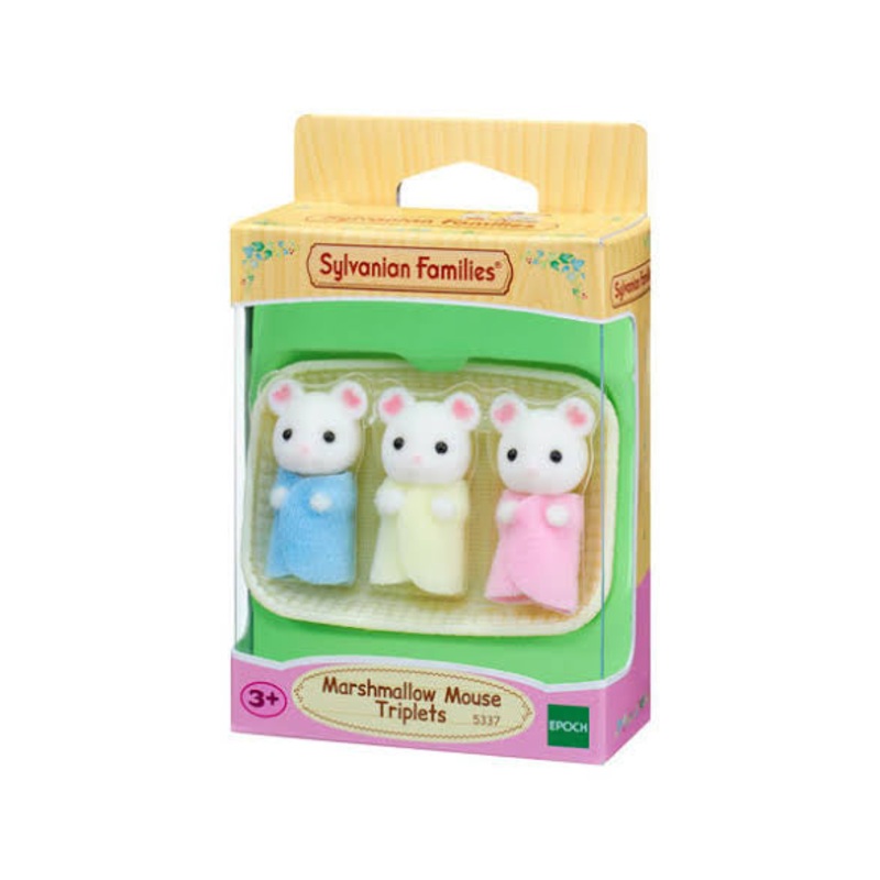 SYL/F MARSHMALLOW MOUSE TRIPLETS