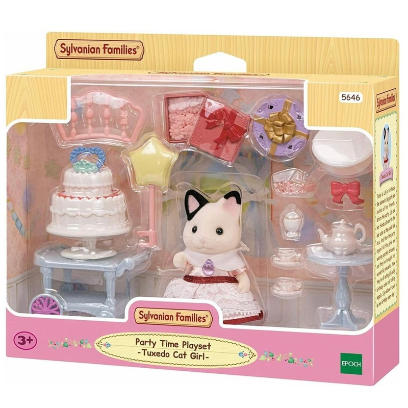 SYL/F PARTY TIME PLAYSET TUXEDO CAT
