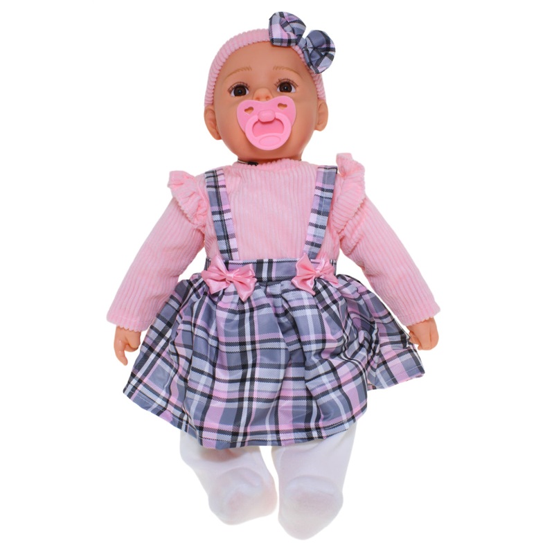 BABY DOLL HARPER PINK TARTEN W DUMMY