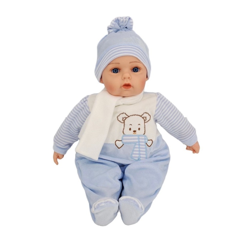 BABY DOLL WILLIAM BLUE PUPPY JUMPSUIT