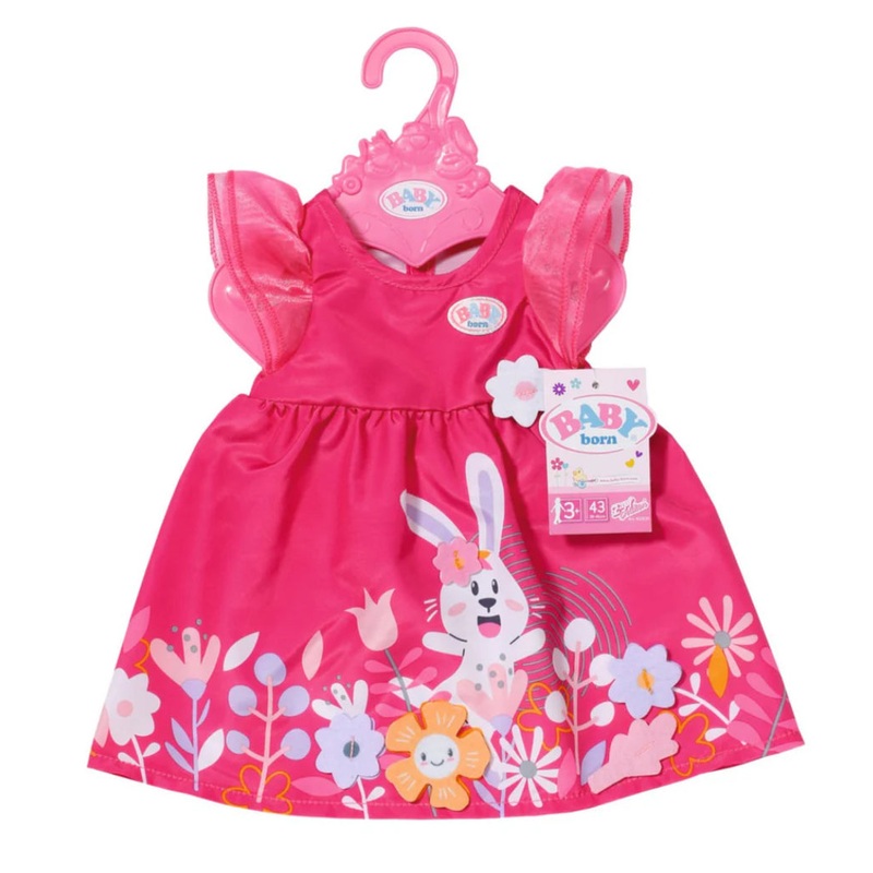 BB BABY BORN DRESS FLOWERS 43CM