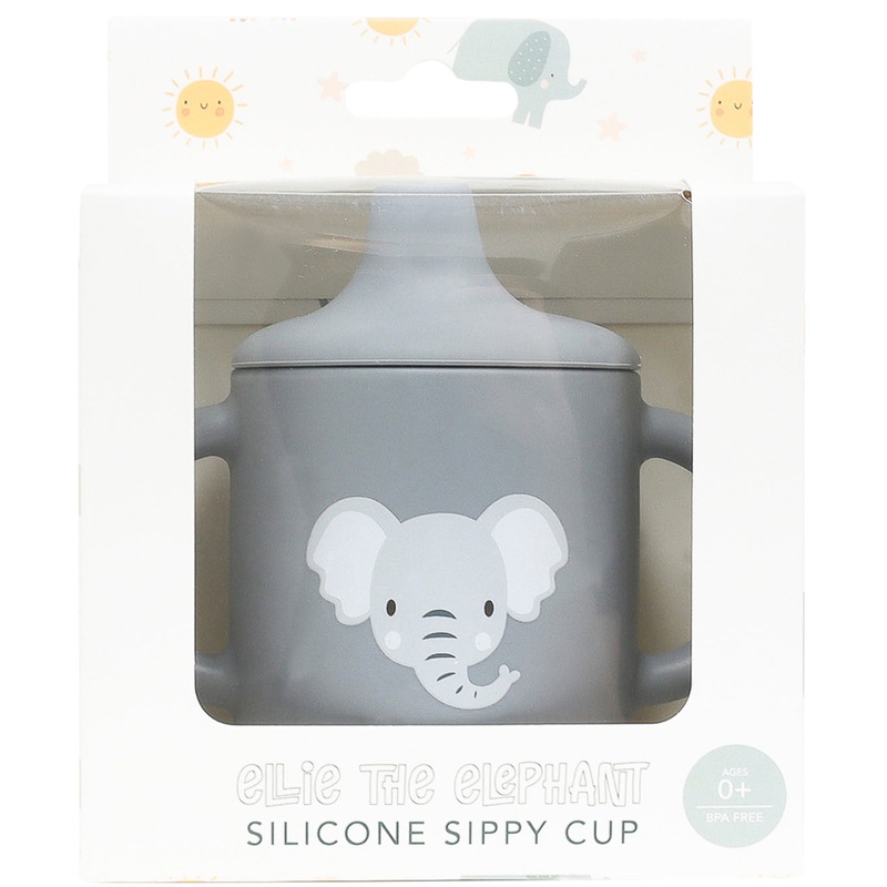 SPLOSH BABY ELEPHANT SILICONE SIPPY CUP