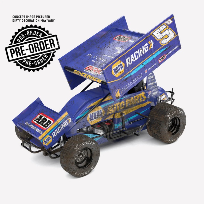 SPRINTCAR #D5 NAPA RACING DIRTY VERSION