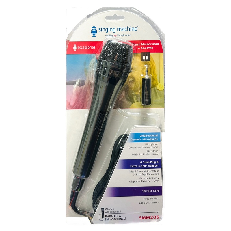SINGING MACHINE WIRED MICROPHONE