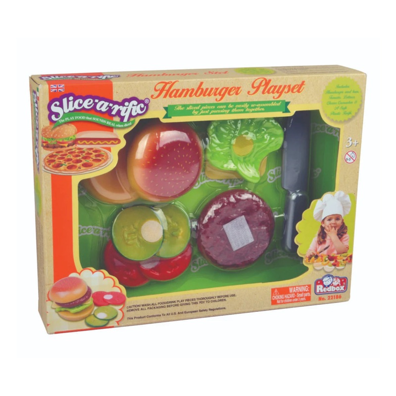 SLICE A RIFIC HAMBURGER PLAYSET