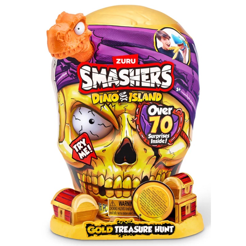 SMASHERS DINO ISLAND GOLD TREASURE HUNT