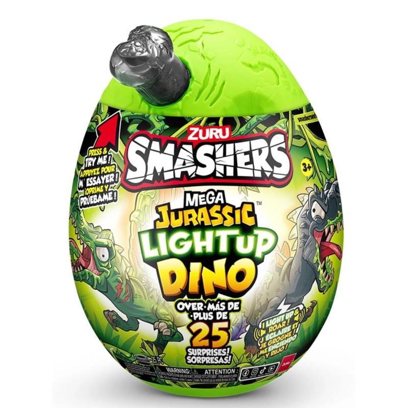 Smashers Mega Jurassic Light Up Egg
