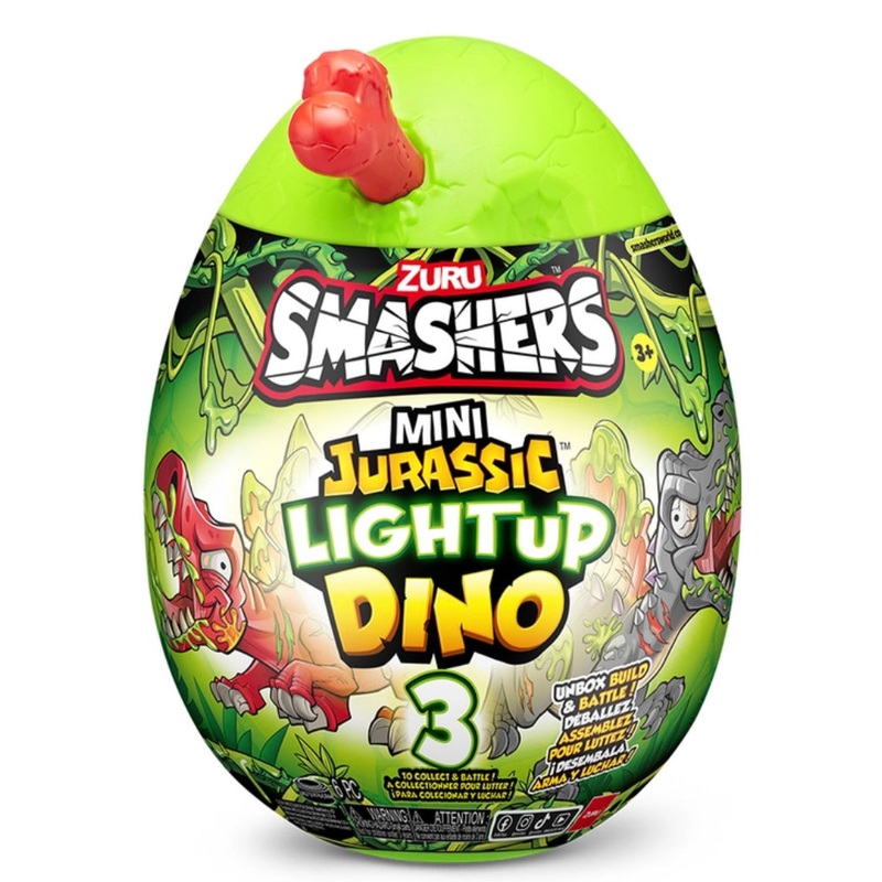 SMASHERS MINI JURASSIC LIGHT UP EGG