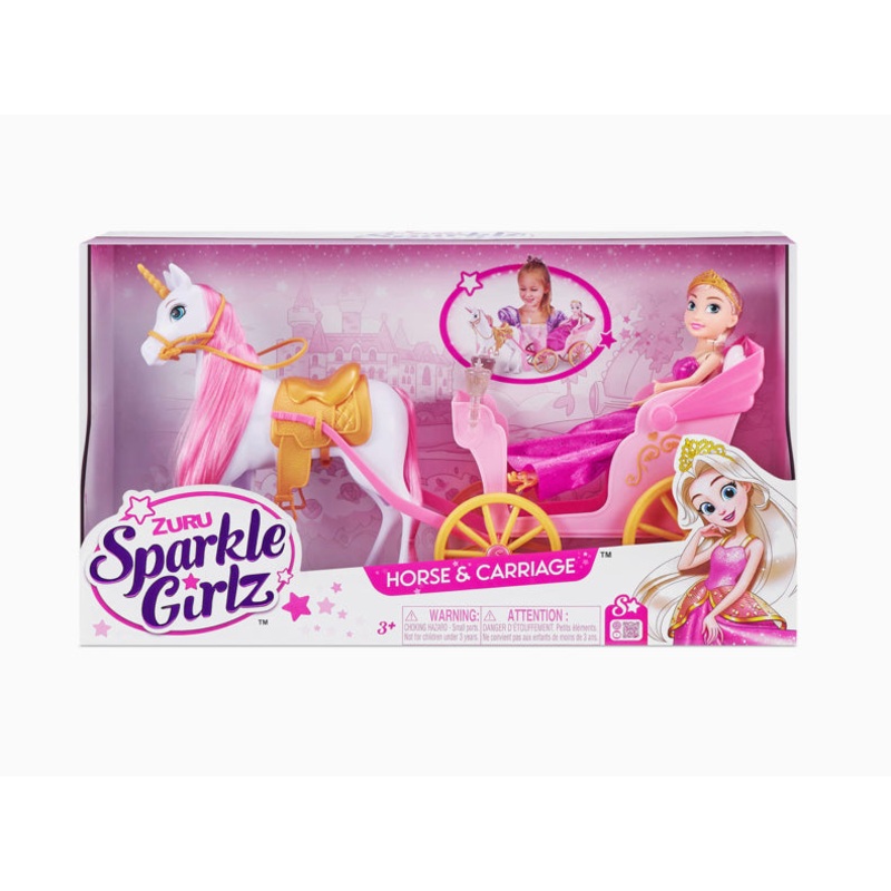 Sparkle Girlz Doll With Horse & Carriage