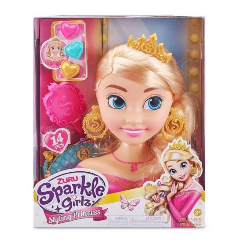 SPARKLE GIRLZ STYLING HEAD W ACCESSORIES