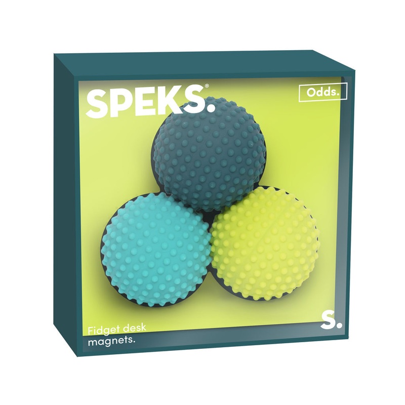 SPEKS SOFT SILICONE FIDGET MAGNETS GREEN