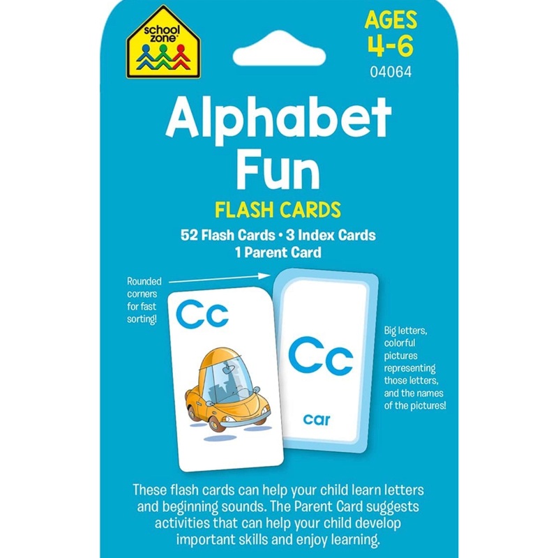 School Zone Alphabet Fun Flash Cards