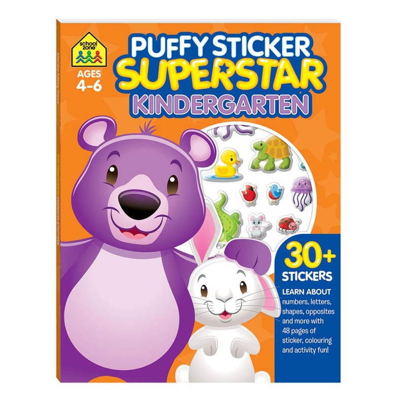 School Zone Puffy Sticker Superstar