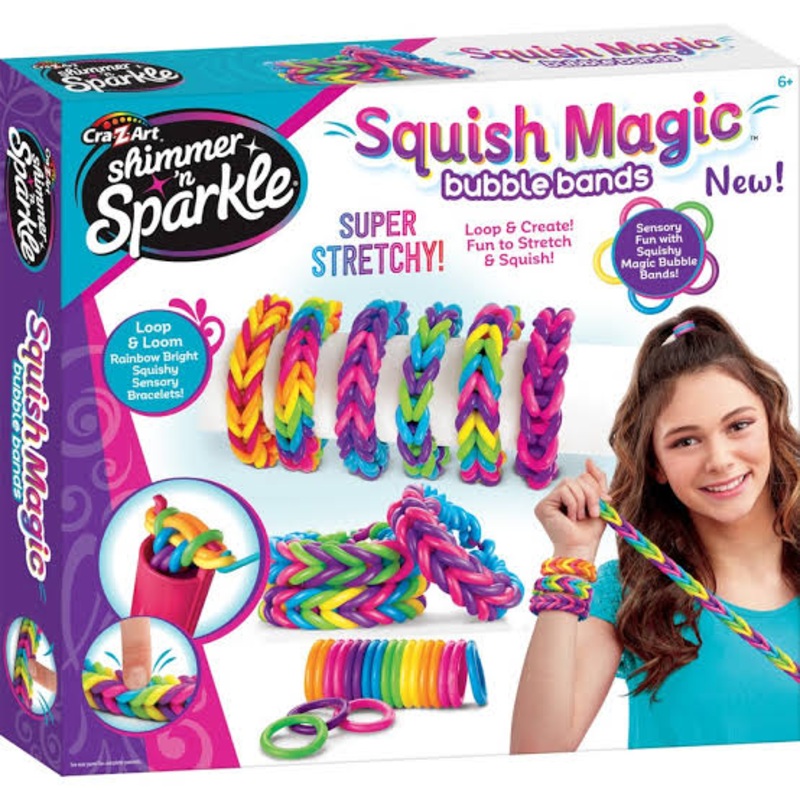 SHIMMER N SPARKLE SQUISH BUBBLE BANDS