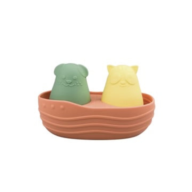 SILICONE BATH BOAT & CAT & DOG SQUIRTERS