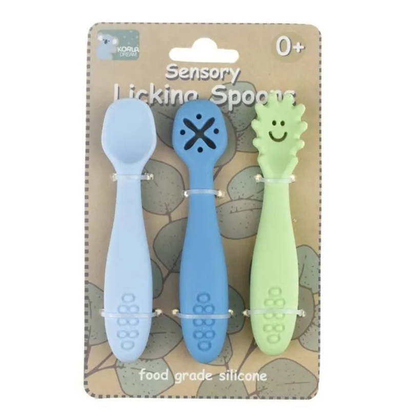 SILICONE SENSORY  LICKING SPOONS