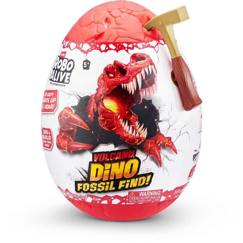 ROBO ALIVE VOLCANO DINO FOSSIL FIND