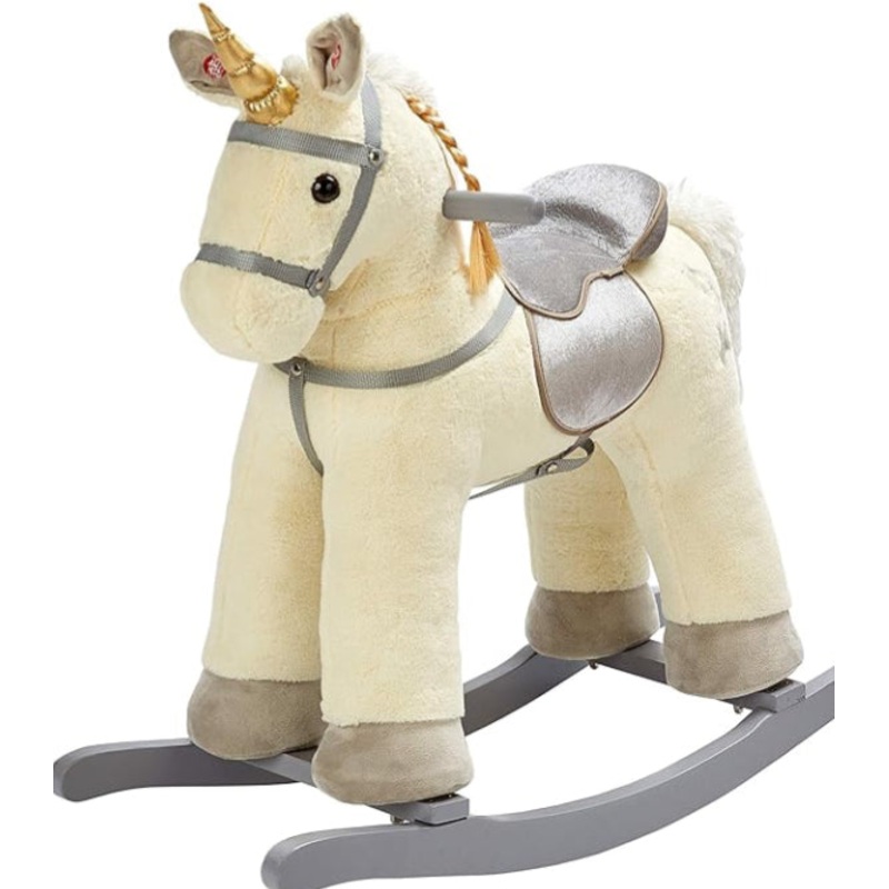 ROCKING HORSE ROCK MY BABY UNICORN LGE