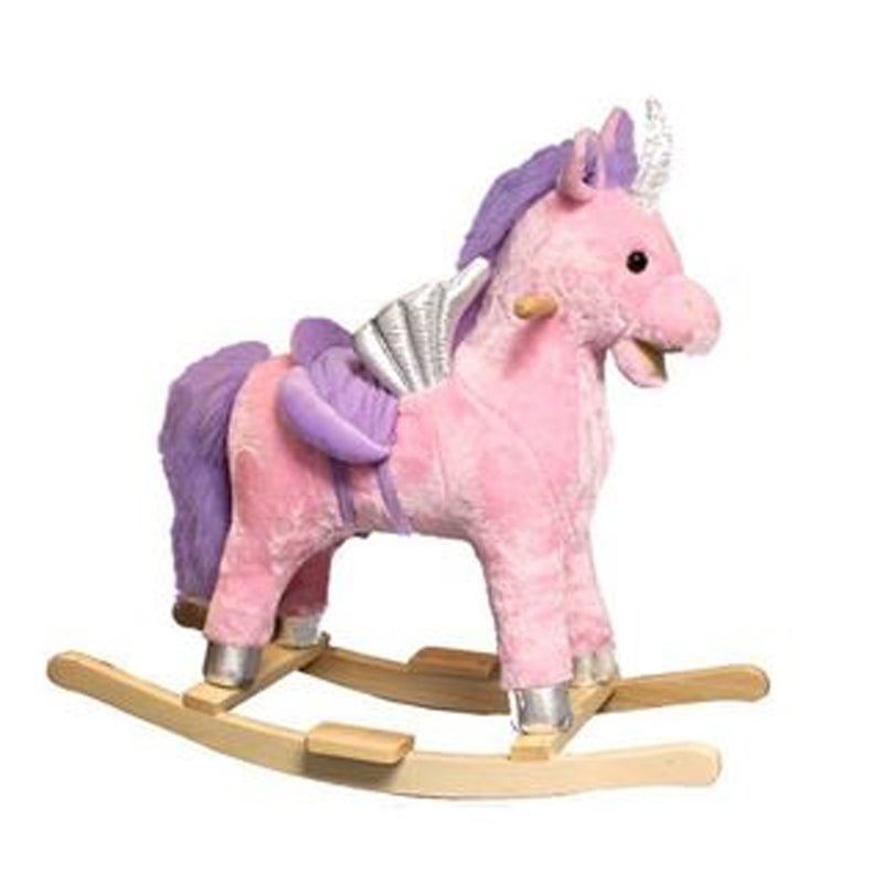 Rocking Unicorn W Sound Pink