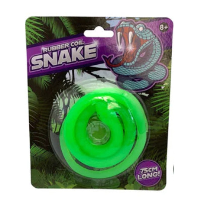 RUBBER SNAKE COIL 75CM LONG