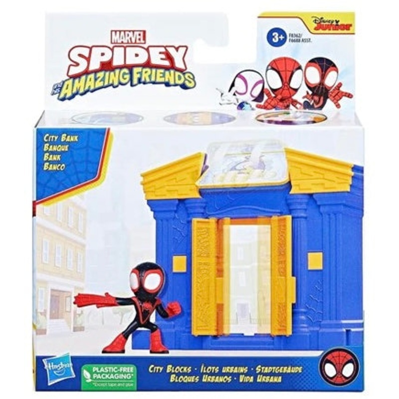 SAF SPIDEY & FRIENDS CITY BLOCKS AST