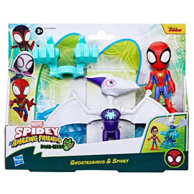 SAF SPIDEY & FRIENDS LRG DINO HERO AST