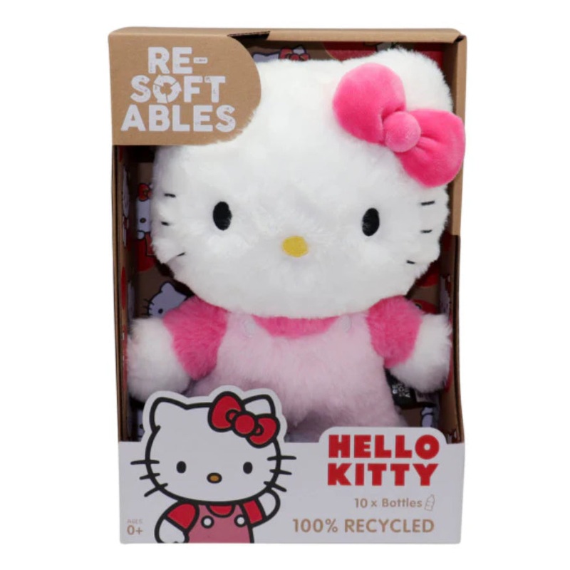 RESOFTABLES HELLO KITTY 10" PLUSH