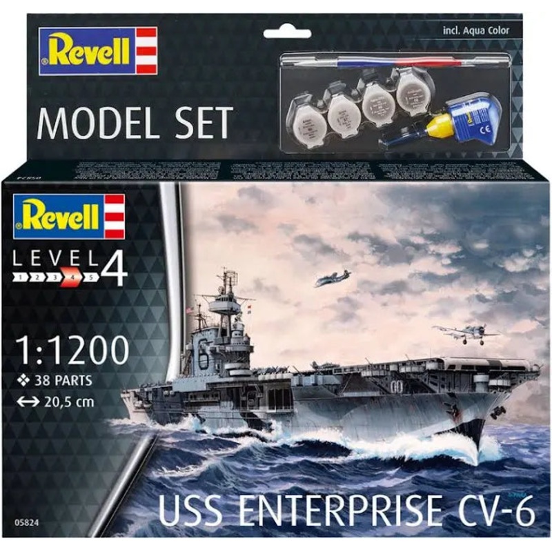 REVELL 1:1200 UUS ENTERPRISE CV-6 SET