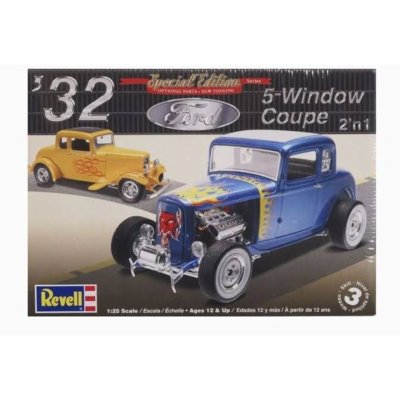 REVELL 1:24 32 FORD 5 WINDOW COUPE
