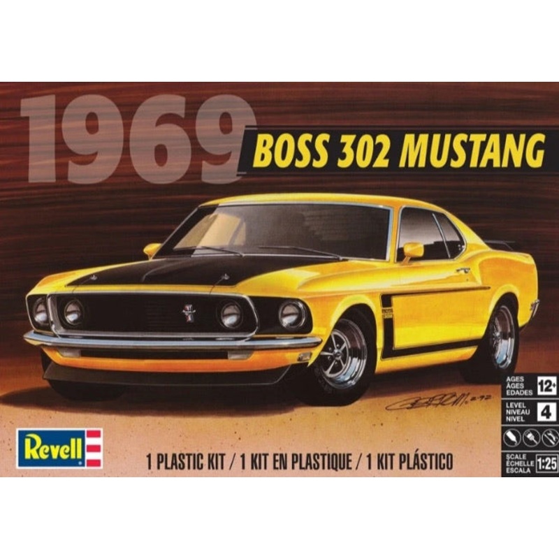 Revell 1:24 69 Boss 302 Mustang