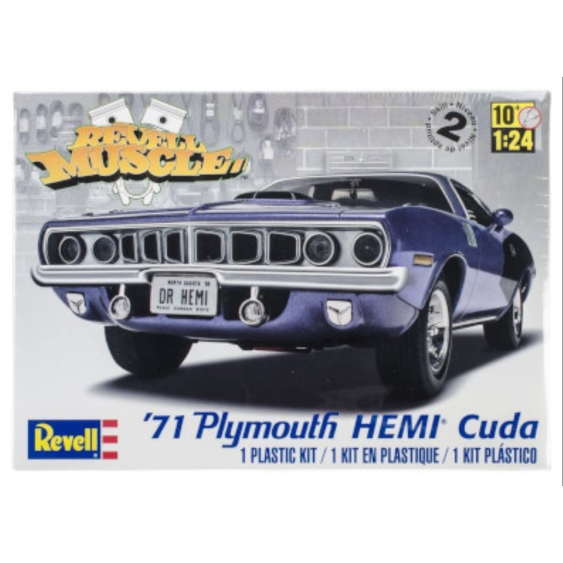 Revell 1:24 71 Hemi Cuda Hardtop Plymout
