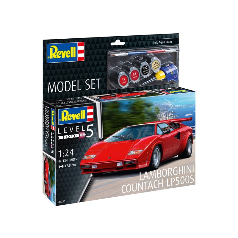 REVELL 1:24 LAMBORGHINI COUNTACH SET