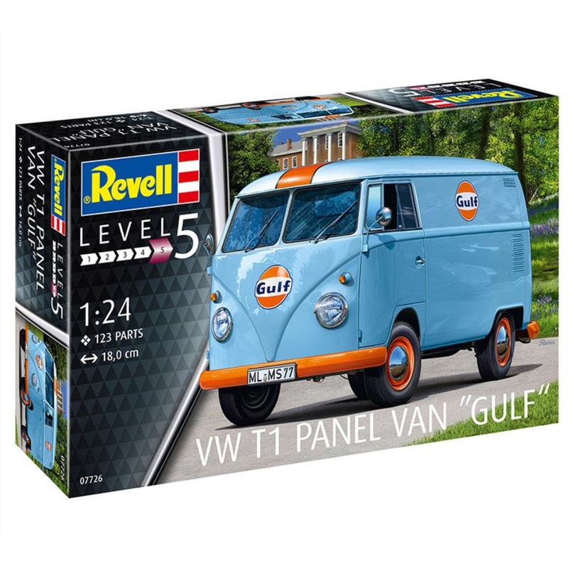 REVELL 1:24 VW T1 PANEL VAN "GULF"