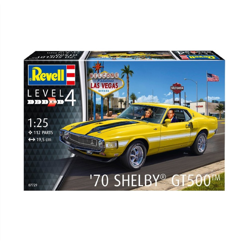 REVELL 1:25 70 SHELBY MUSTANG GT500