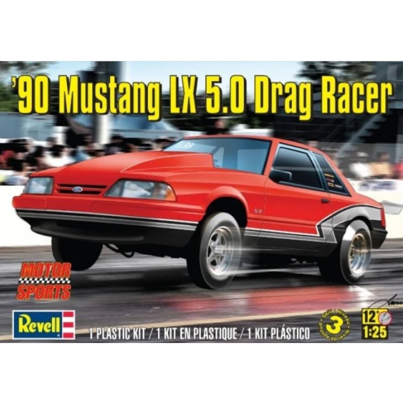 Revell 1:25 90 Mustang Lx 5.0 Drag Racer