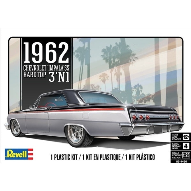 REVELL 1:25 CHEVY IMPALA '62 HARDTOP