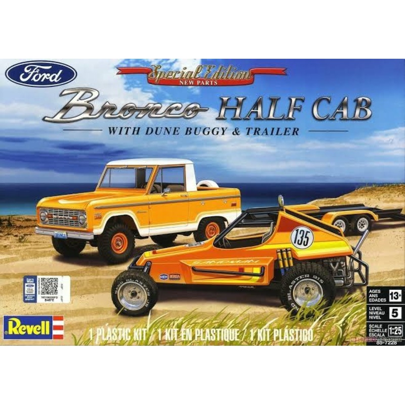 Revell 1:25 Ford Bronco Half Cab-Sandman