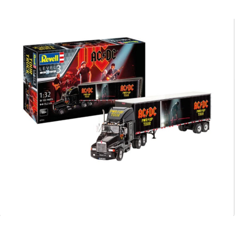 REVELL 1:32 TOUR TRUCK & TRAILER AC/DC