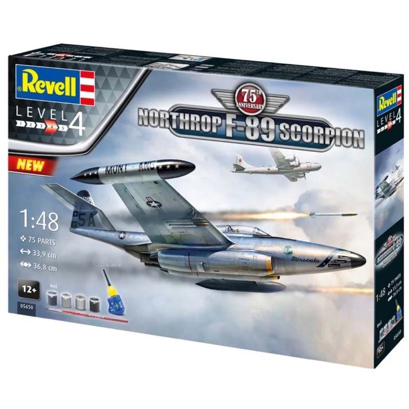 Revell 1:48 Gift Set Northrop F-89 Scorp