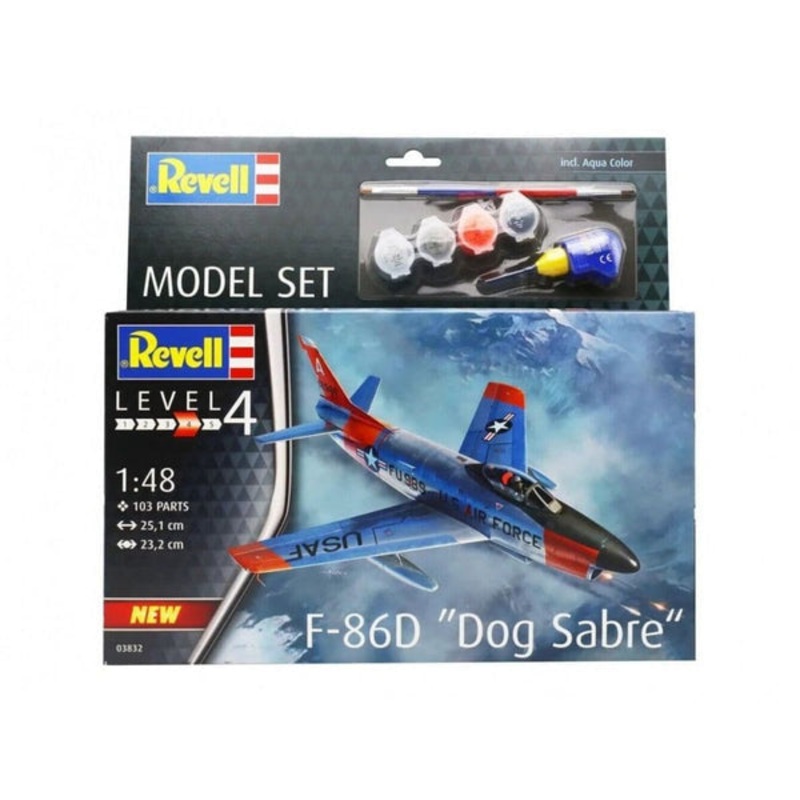REVELL 1:48 MODEL SET F-86D DOG SABRE