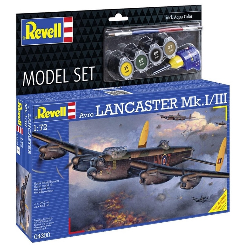 REVELL 1:72 MODEL SET LANCASTER MK.I/III