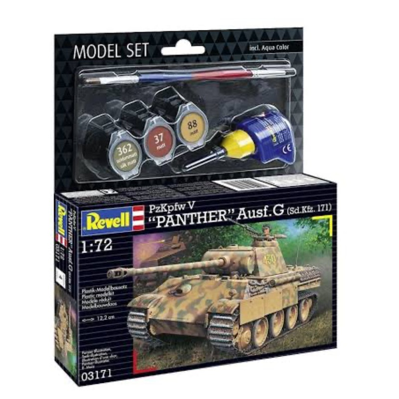 REVELL 1:72 MODEL SET PANTHER AUSF.G