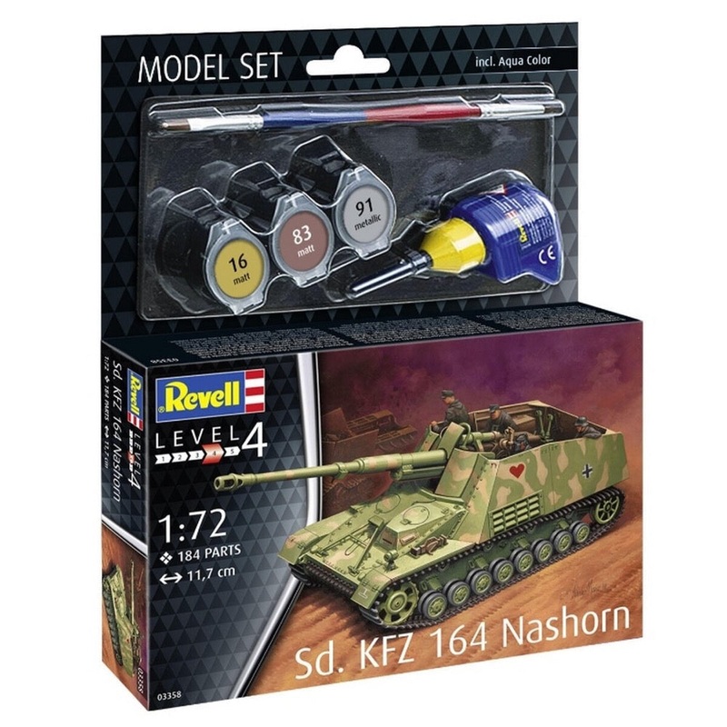 REVELL 1:72 MODEL SET SD.KFZ 164 NASHORN