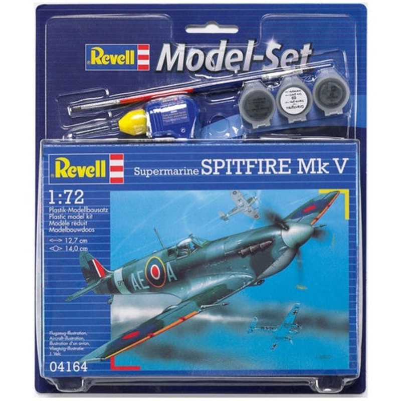 Revell 1:72 Starter Set Spitfire Mk V