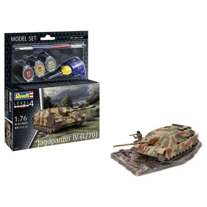 REVELL 1:76 JAGDPANZER IV MODEL SET