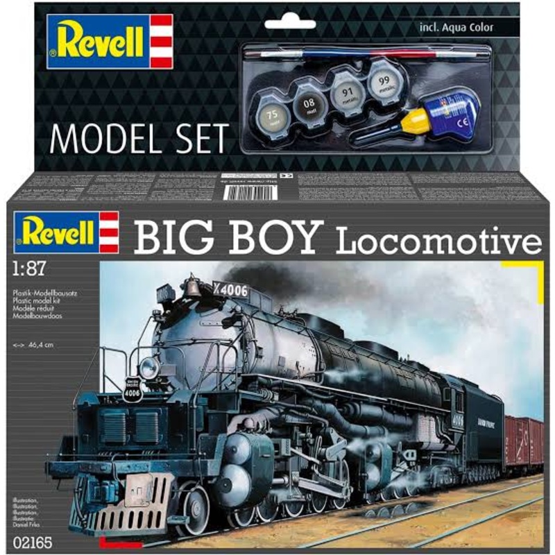REVELL 1:87 MODEL SET BIG BOY LOCOMOTIVE
