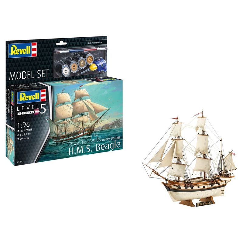 REVELL 1:96 HMS BEAGLE MODEL SET
